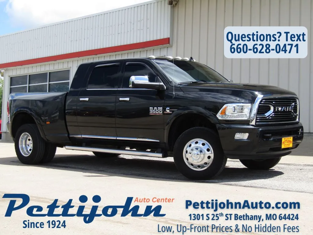 Black 2017 Ram 3500 Laramie Longhorn for sale in Bethany, MO
