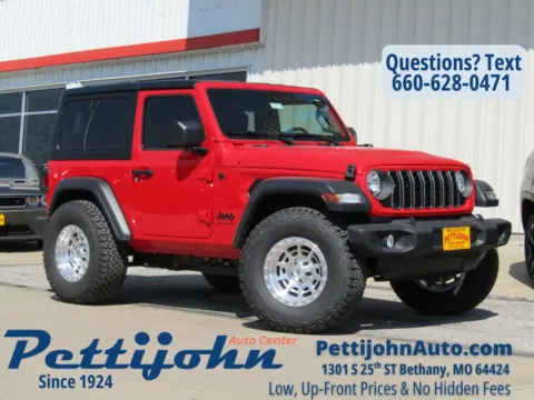 Red 2026 Jeep Wrangler Sport for sale in Bethany, MO