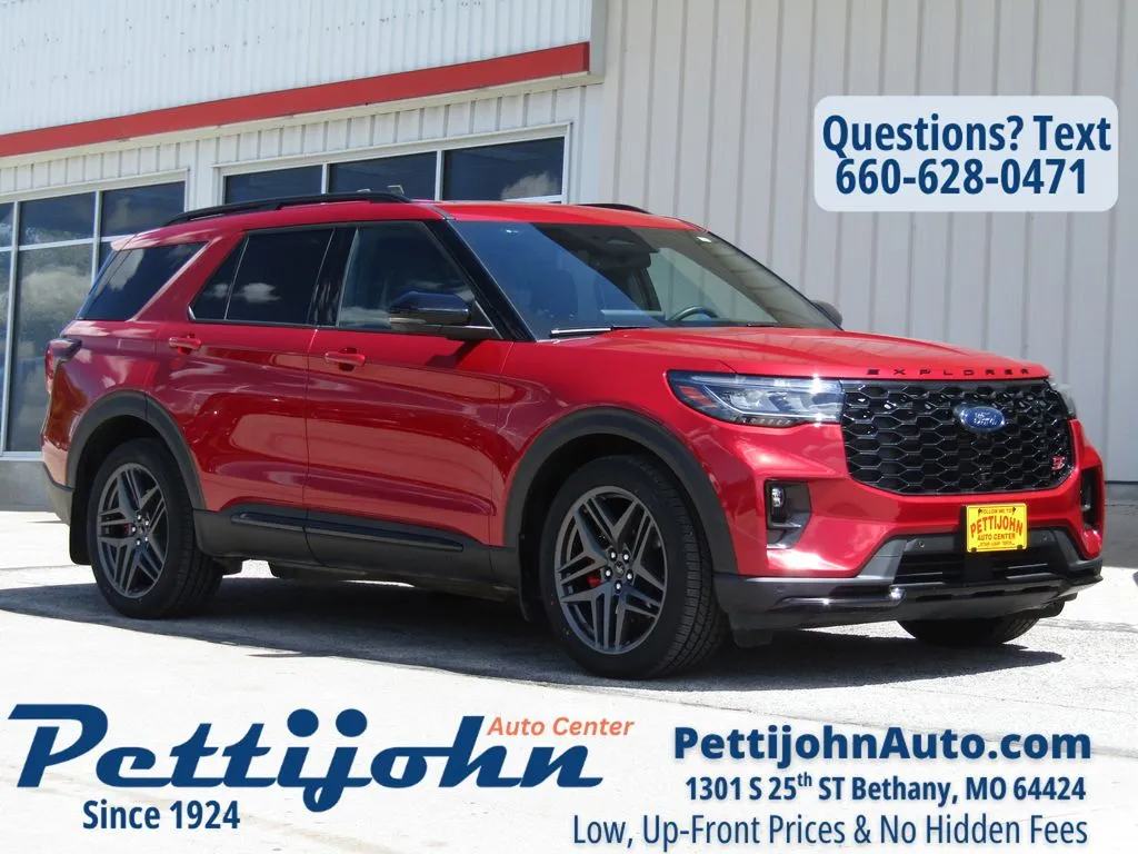 Used 2025 Ford Explorer ST with VIN 1FMWK8GC8SGA46121 for sale in Kansas City