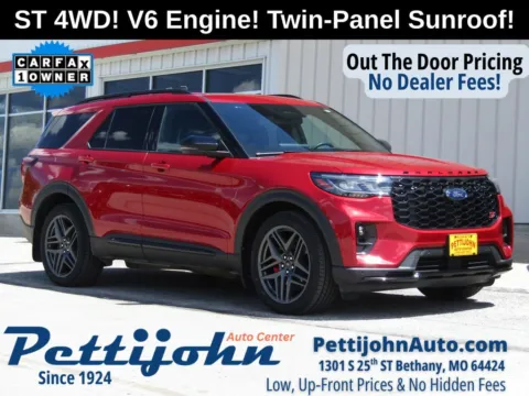 Red 2025 Ford Explorer ST for sale in Bethany, MO