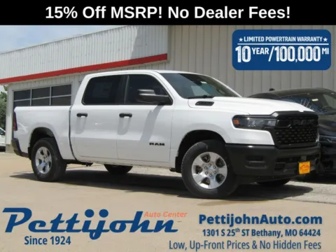 White 2026 Ram 1500 Tradesman for sale in Bethany, MO