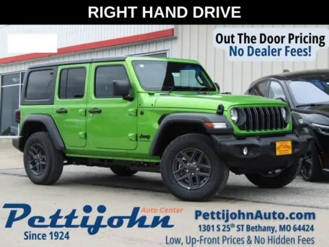 Green 2026 Jeep Wrangler Sport RHD for sale in Bethany, MO