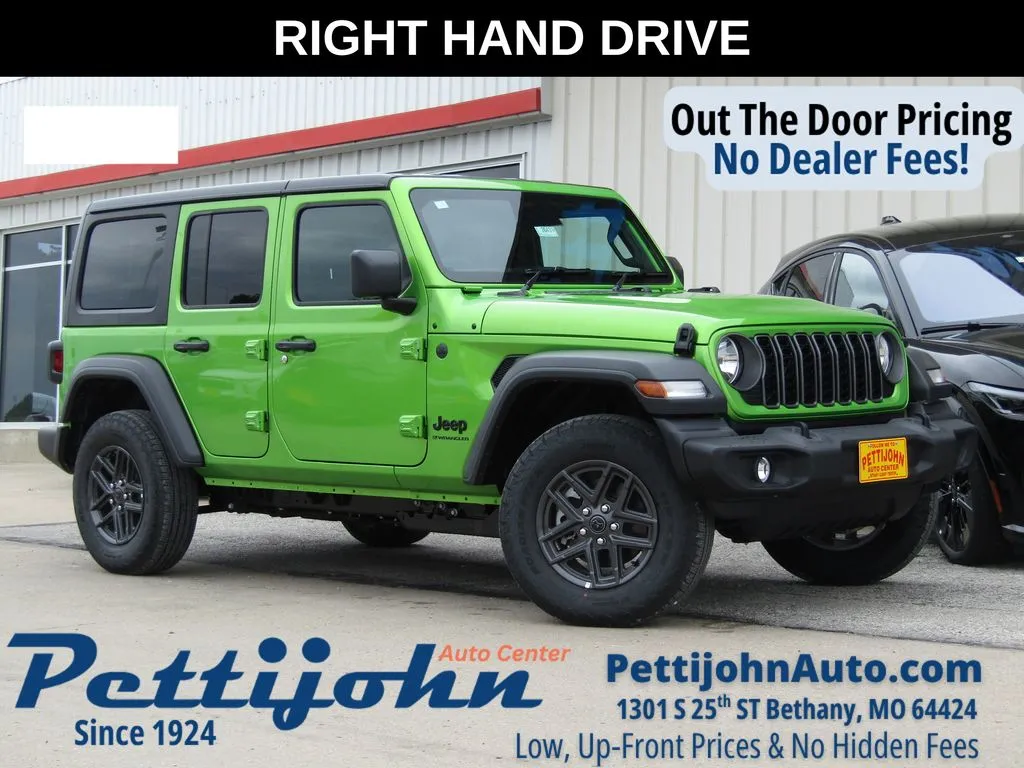 Green 2026 Jeep Wrangler Sport RHD for sale in Bethany, MO