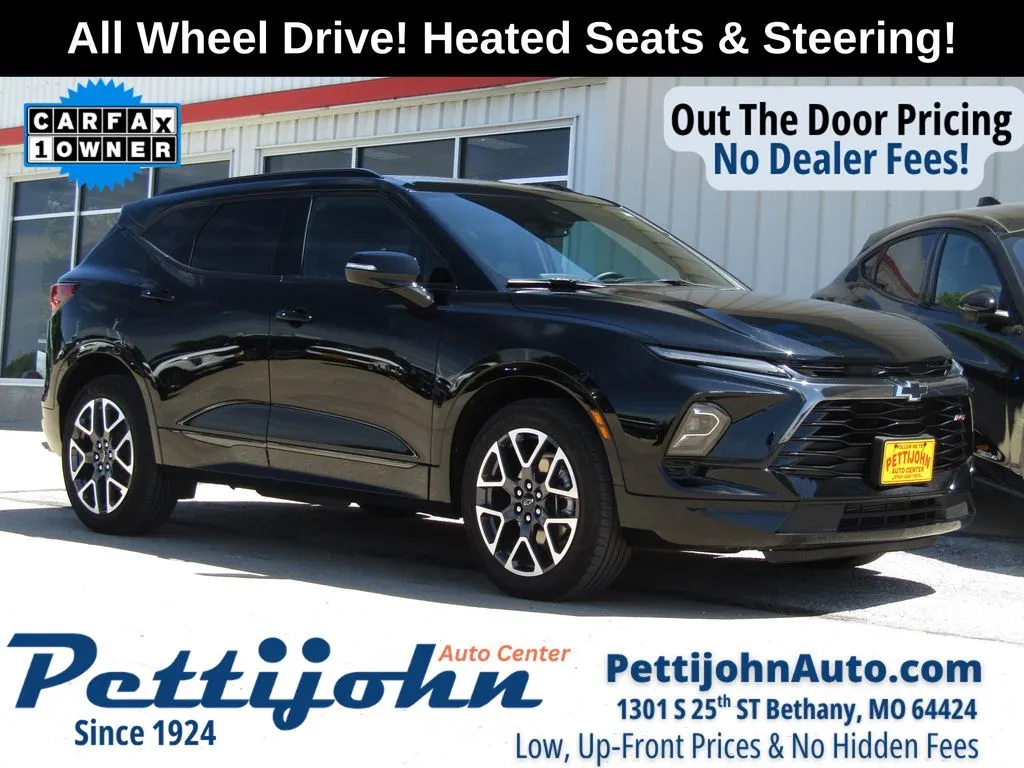 Black 2025 Chevrolet Blazer RS for sale in Bethany, MO