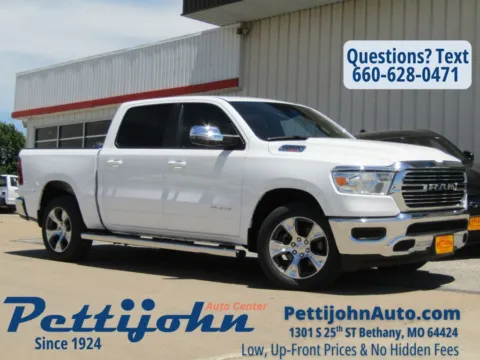 White 2023 Ram 1500 Laramie for sale in Bethany, MO