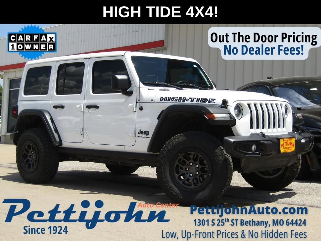 White 2023 Jeep Wrangler High Tide for sale in Bethany, MO