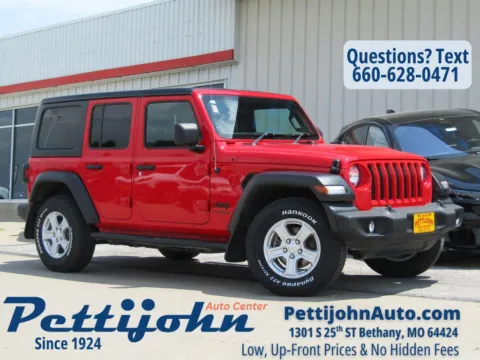 Red 2022 Jeep Wrangler Unlimited Sport RHD for sale in Bethany, MO