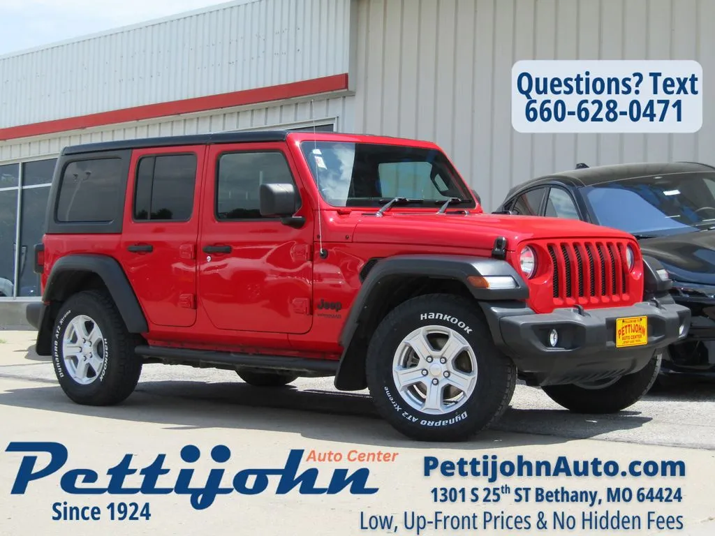 Red 2022 Jeep Wrangler Unlimited Sport RHD for sale in Bethany, MO