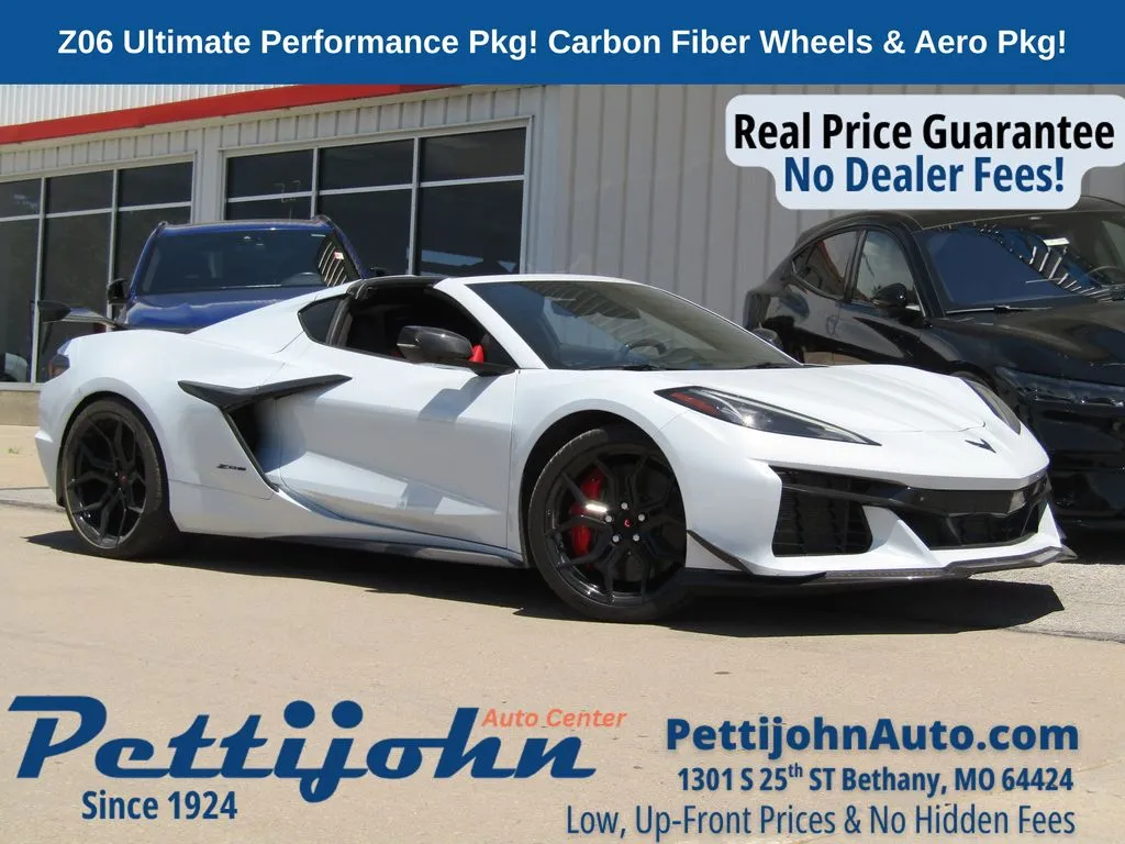 White 2023 Chevrolet Corvette Z06 for sale in Bethany, MO