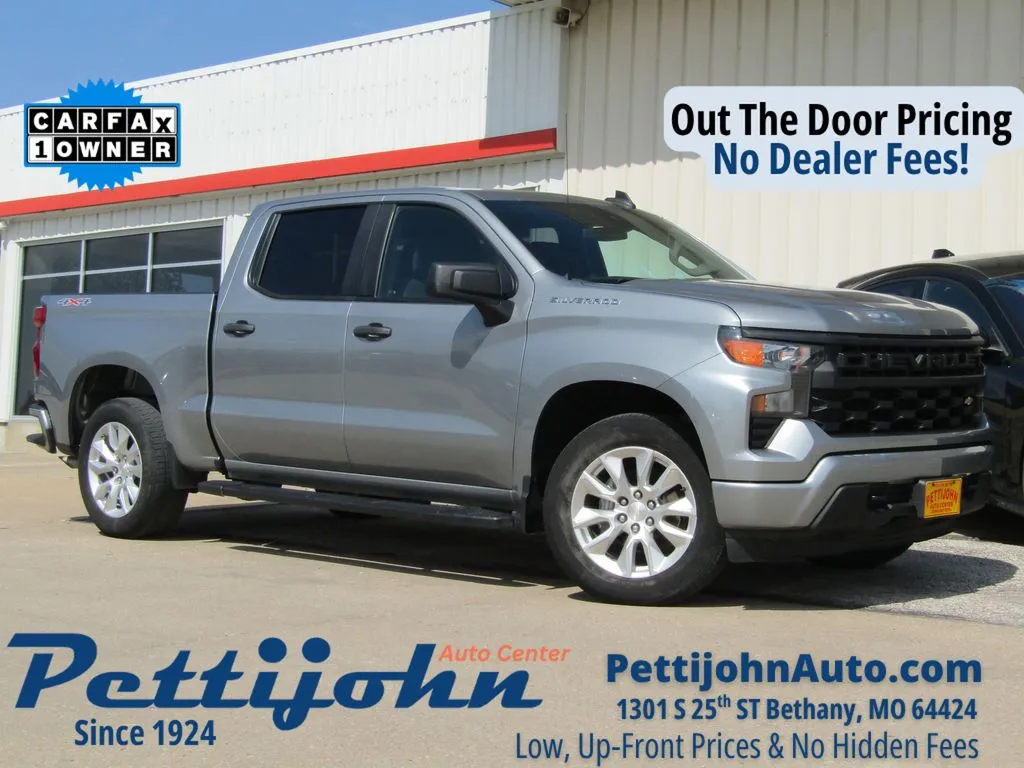 Gray 2024 Chevrolet Silverado 1500 Custom for sale in Bethany, MO