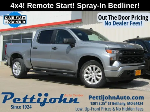Gray 2024 Chevrolet Silverado 1500 Custom for sale in Bethany, MO