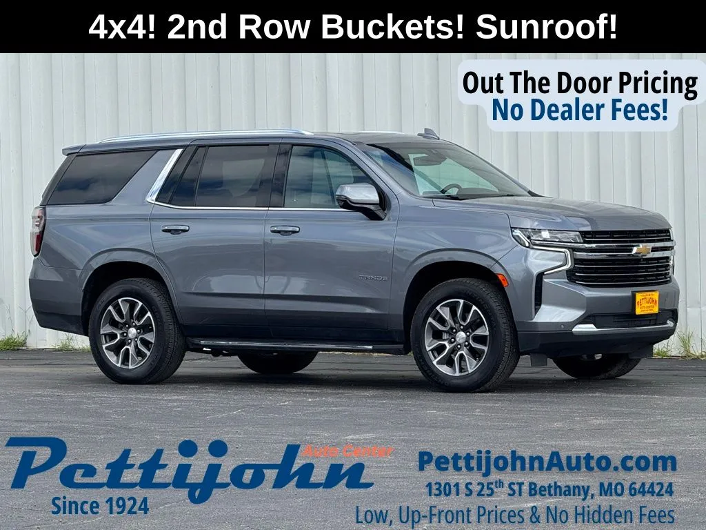 Gray 2022 Chevrolet Tahoe LT for sale in Bethany, MO