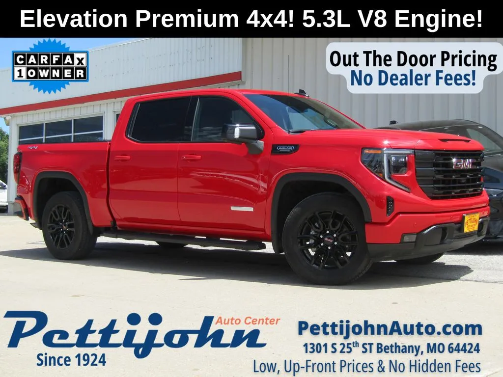 Red 2026 GMC Sierra 1500 Elevation for sale in Bethany, MO
