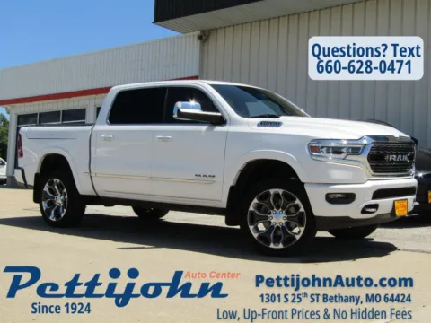 White 2019 Ram 1500 Limited for sale in Bethany, MO