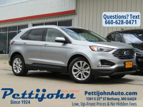 Silver 2020 Ford Edge Titanium for sale in Bethany, MO