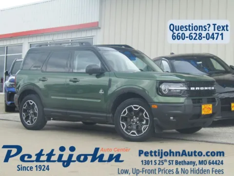 Green 2025 Ford Bronco Sport Outer Banks for sale in Bethany, MO