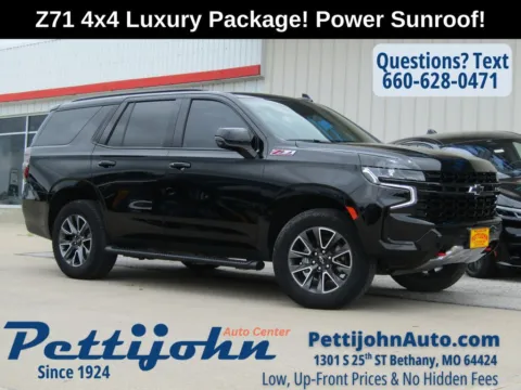 Black 2023 Chevrolet Tahoe Z71 for sale in Bethany, MO