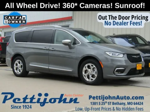 Gray 2021 Chrysler Pacifica Limited for sale in Bethany, MO