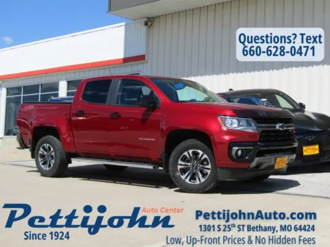 Red 2021 Chevrolet Colorado Z71 for sale in Bethany, MO