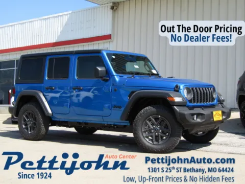 Blue 2026 Jeep Wrangler Sport RHD for sale in Bethany, MO