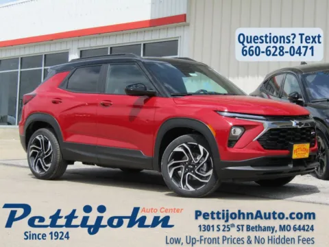 Red 2026 Chevrolet TrailBlazer RS for sale in Bethany, MO
