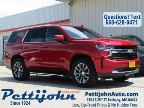 Red 2023 Chevrolet Tahoe LT for sale in Bethany, MO