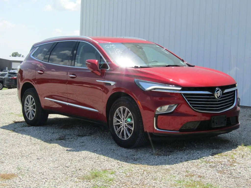 Used 2024 Buick Enclave Essence with VIN 5GAEVAKW3RJ102075 for sale in Kansas City