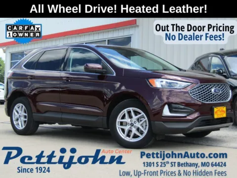 Red 2024 Ford Edge SEL for sale in Bethany, MO