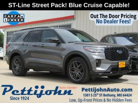 Gray 2025 Ford Explorer ST-Line for sale in Bethany, MO