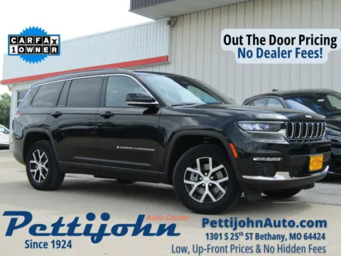 Black 2024 Jeep Grand Cherokee L Limited for sale in Bethany, MO