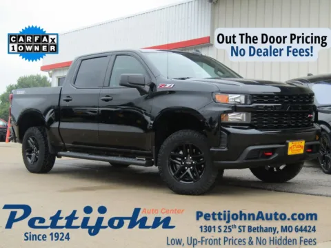 Black 2021 Chevrolet Silverado 1500 Custom Trail Boss for sale in Bethany, MO