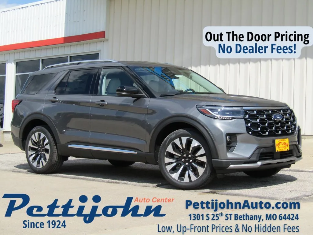 Gray 2026 Ford Explorer Platinum for sale in Bethany, MO