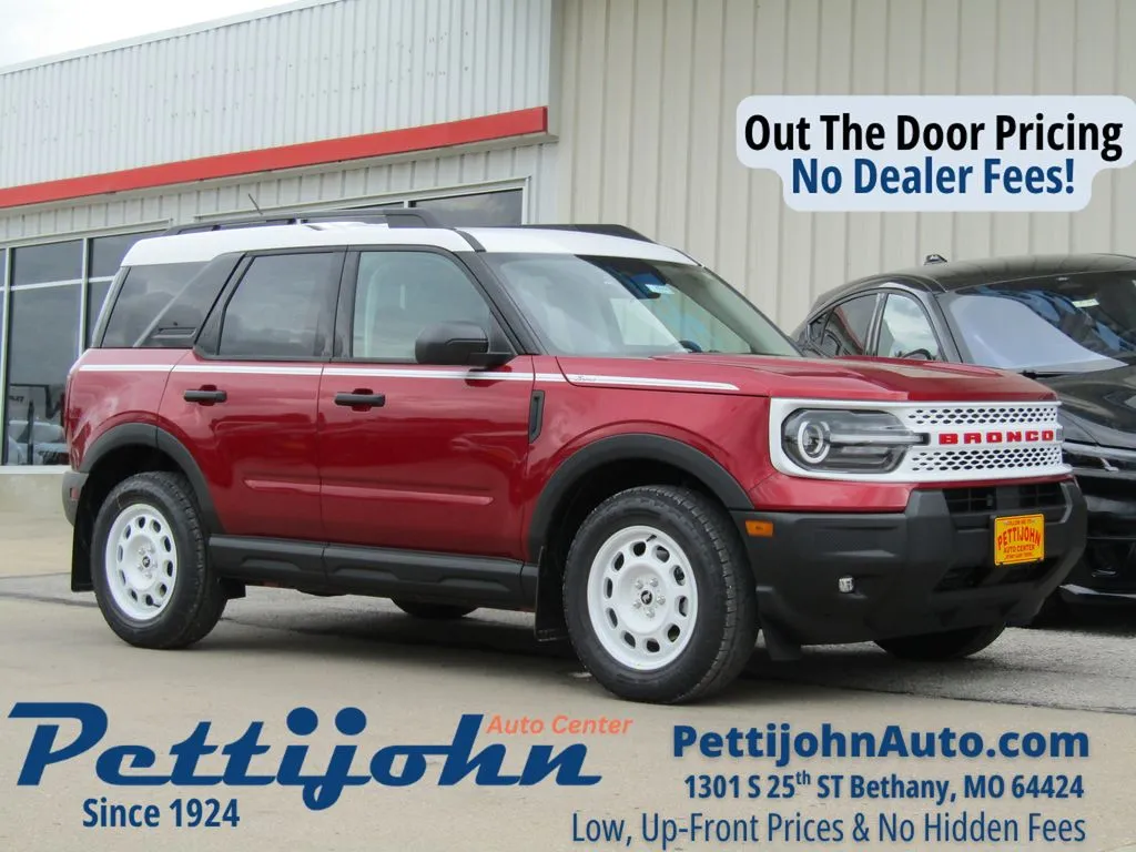 Red 2026 Ford Bronco Sport Heritage for sale in Bethany, MO