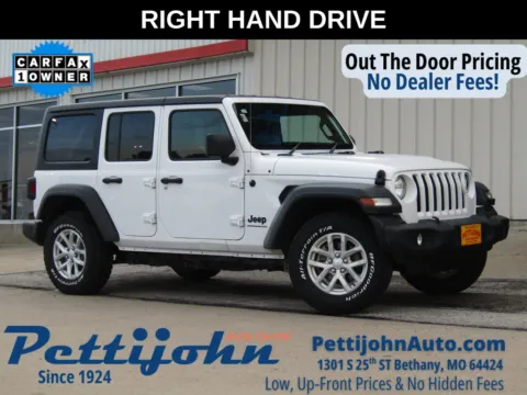 White 2023 Jeep Wrangler Sport RHD for sale in Bethany, MO
