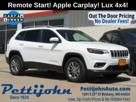 White 2021 Jeep Cherokee Latitude Lux for sale in Bethany, MO