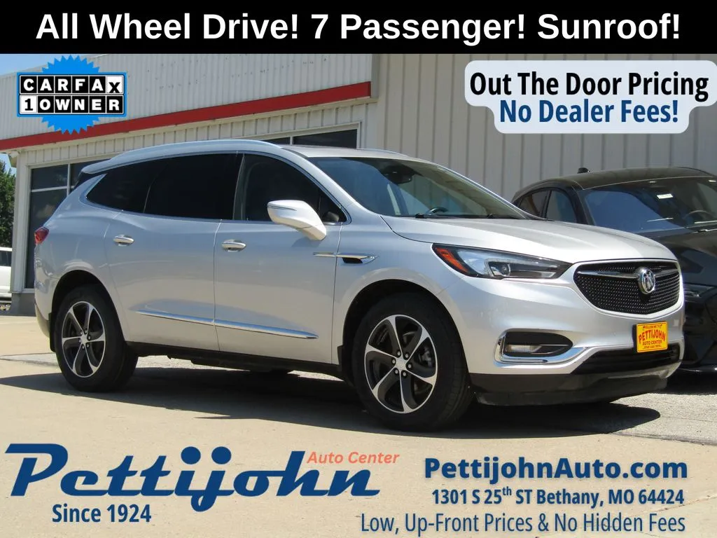 Used 2021 Buick Enclave Essence with VIN 5GAEVAKW7MJ204679 for sale in Kansas City