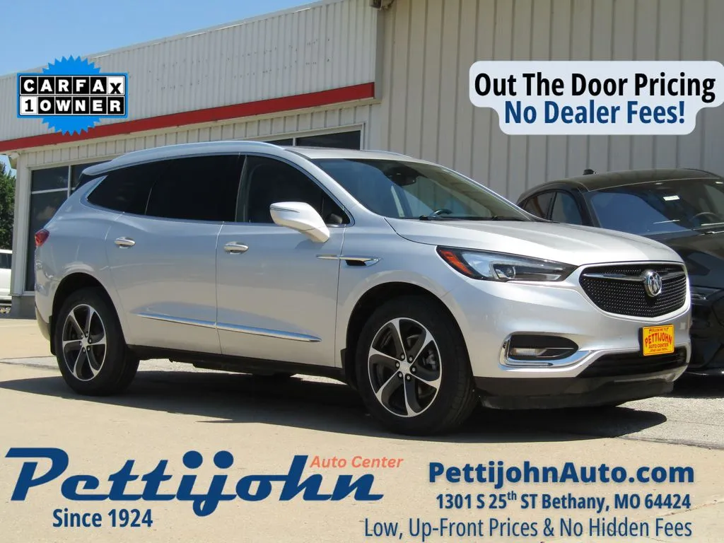 Used 2021 Buick Enclave Essence with VIN 5GAEVAKW7MJ204679 for sale in Kansas City