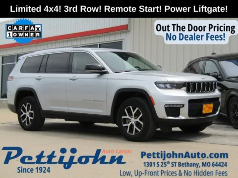 Silver 2023 Jeep Grand Cherokee L Limited for sale in Bethany, MO