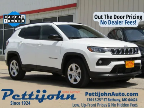 White 2024 Jeep Compass Latitude for sale in Bethany, MO