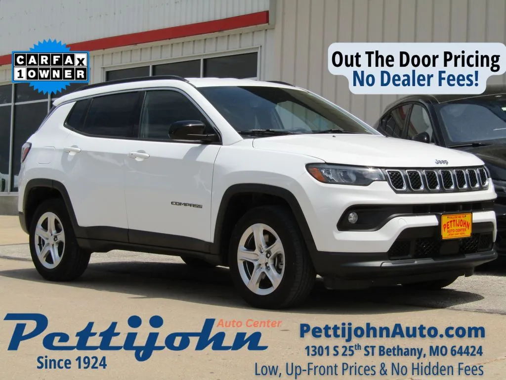 Used 2024 Jeep Compass Latitude with VIN 3C4NJDBN2RT605088 for sale in Kansas City
