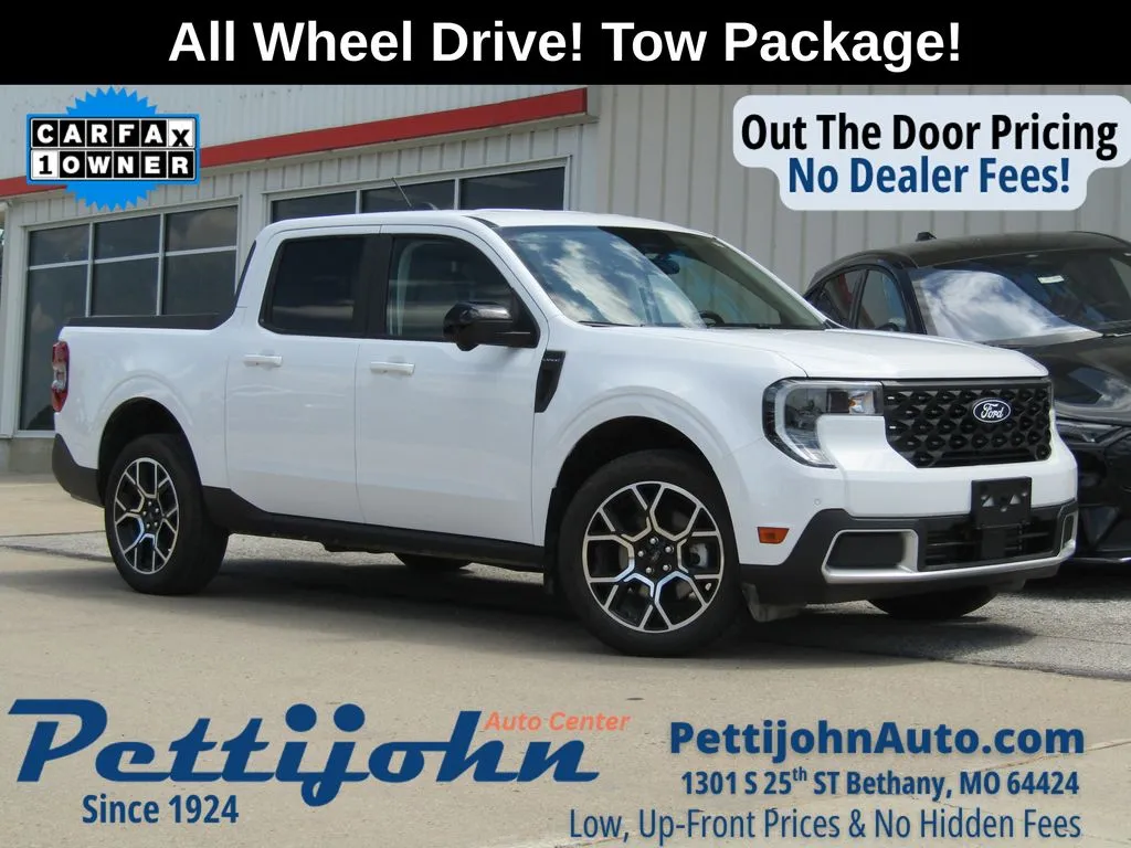 White 2025 Ford Maverick Lariat for sale in Bethany, MO