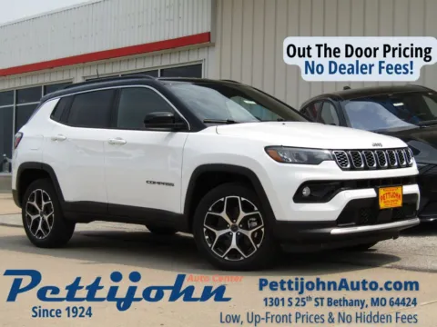 White 2026 Jeep Compass Limited for sale in Bethany, MO