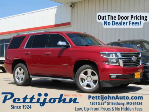 Red 2015 Chevrolet Tahoe LTZ for sale in Bethany, MO