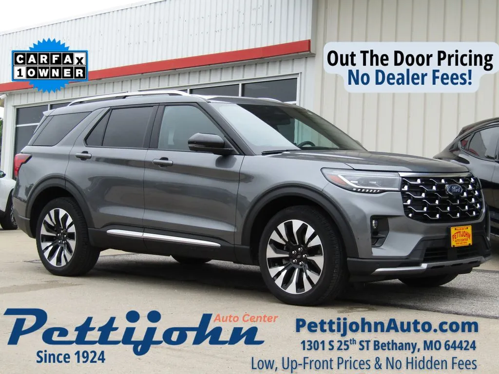 Gray 2025 Ford Explorer Platinum for sale in Bethany, MO