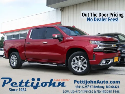 Red 2021 Chevrolet Silverado 1500 High Country for sale in Bethany, MO