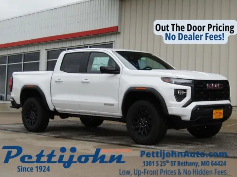 White 2026 GMC Canyon Elevation for sale in Bethany, MO