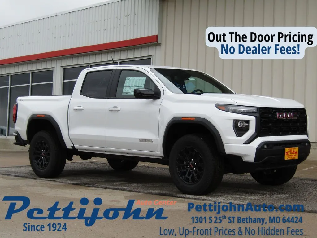 White 2026 GMC Canyon Elevation for sale in Bethany, MO