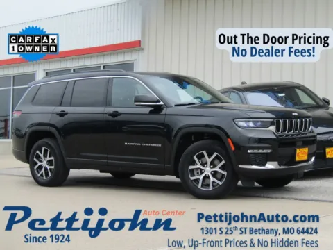 Black 2024 Jeep Grand Cherokee L Limited for sale in Bethany, MO
