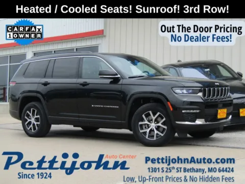 Black 2024 Jeep Grand Cherokee L Limited for sale in Bethany, MO
