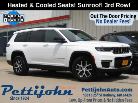 White 2024 Jeep Grand Cherokee L Limited for sale in Bethany, MO